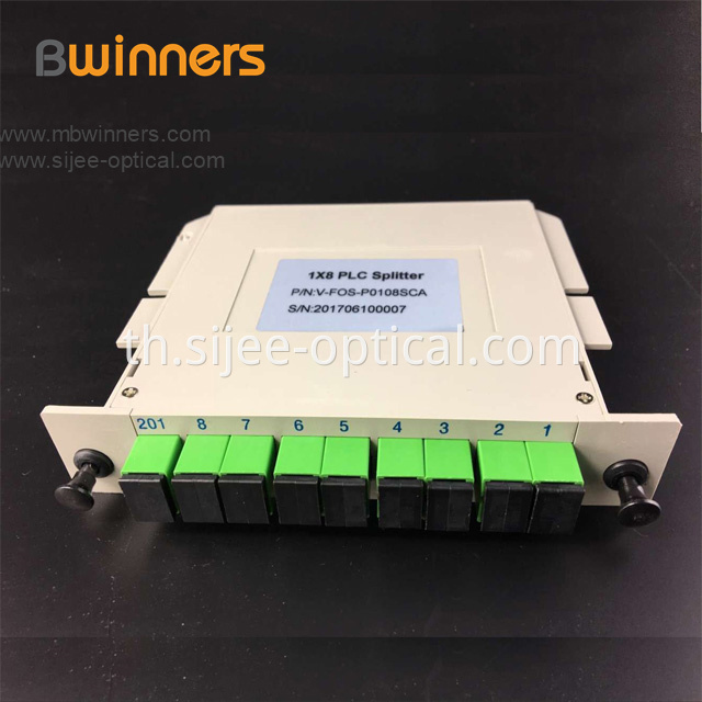 Cassette Tyep 1x8 Sc Apc Plc Splitter